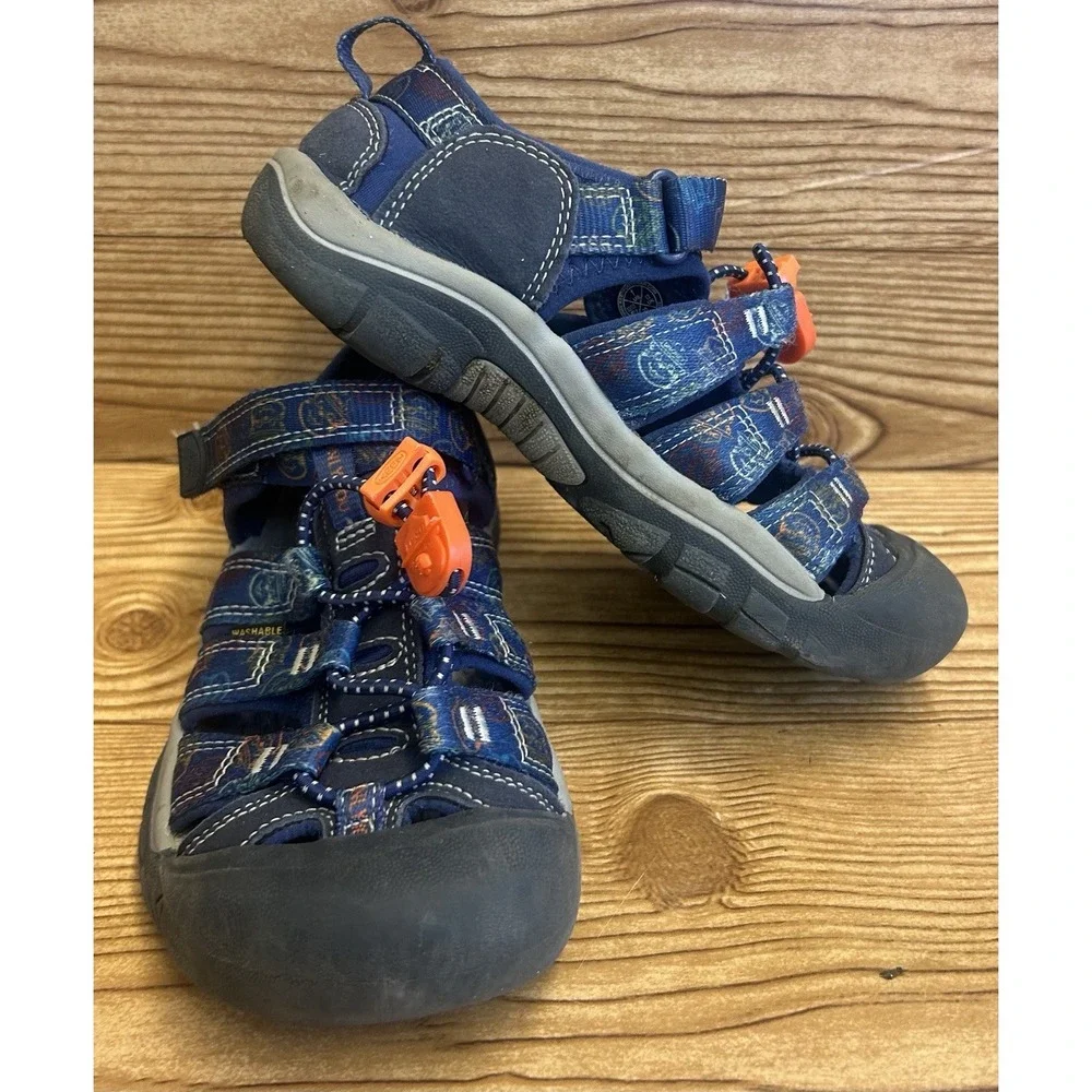 Keen Kids Blue Newport H2 Big Kid‎ Sz US 1 Y Only You Smokey The Bear Washable